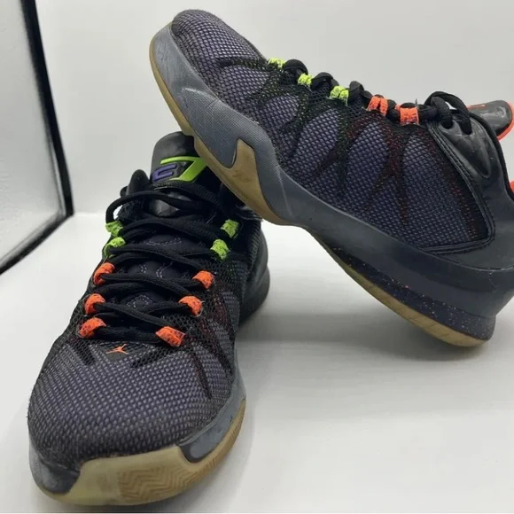 Jordan Shoes Nike Air Jordan Cp3 Viii Black Purple Neon Green